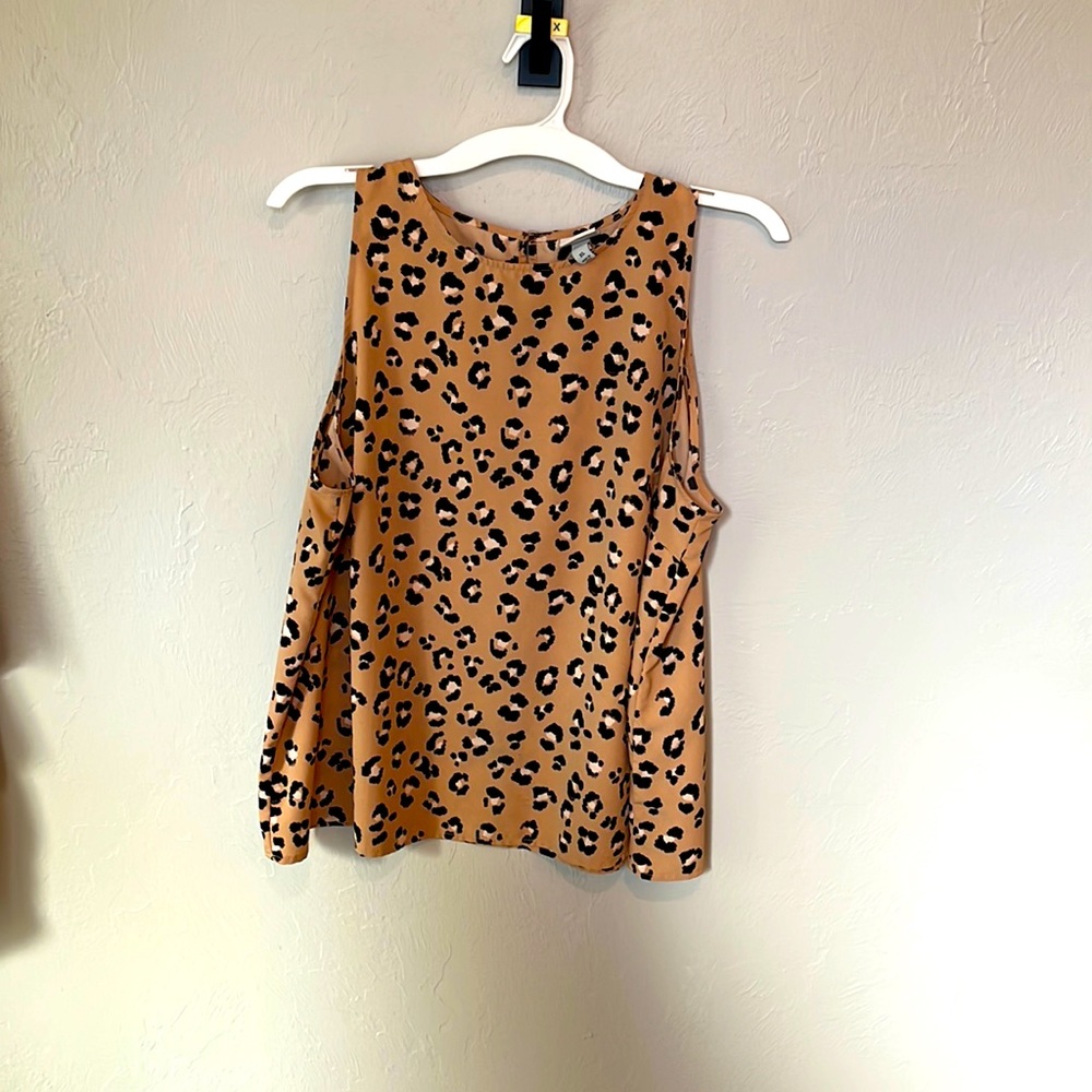 Cheetah print dress tank